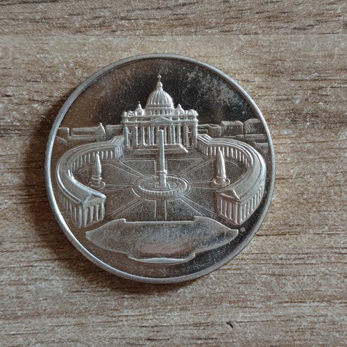 Set of 3 Vatican and Rome commemorative medals used