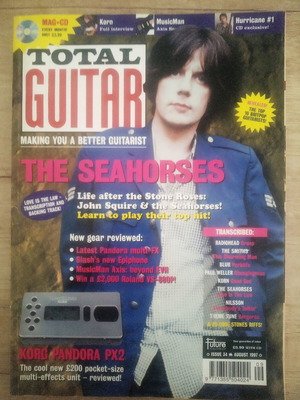 Total Guitar magazine for electric guitar August 1997 used