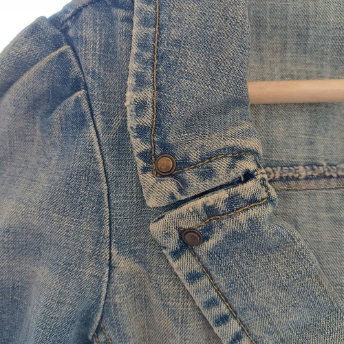 Fornarina denim jacket like new, size L with slim fit