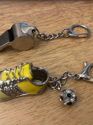 Vintage football keychains set of 2, like new