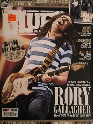 The Blues Magazine τεύχος 23 Αύγουστος 2015 Rory Gallagher με CD σφραγισμένο καινούργιο