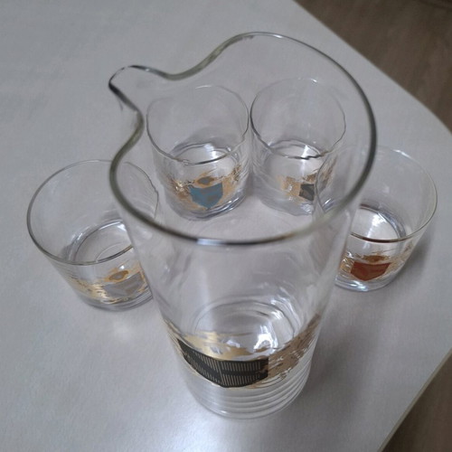 Vintage Federal Glass glassware set like new