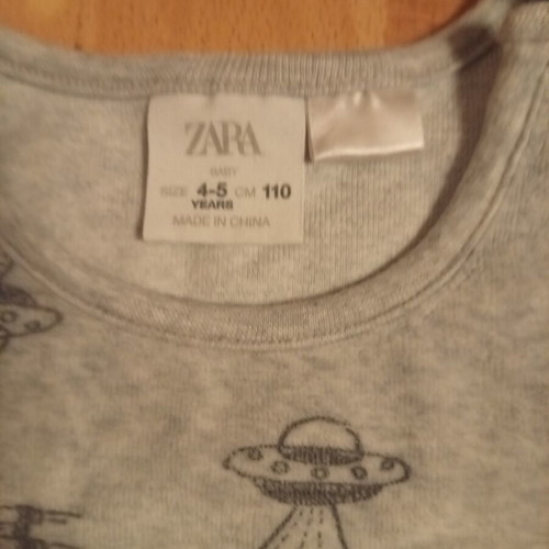 Zara boys' pajamas used, size 4-5 years 110cm set of 2