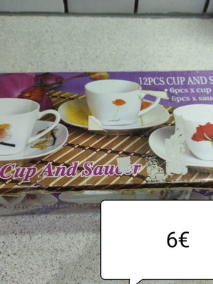 Coffee set new with orchid design