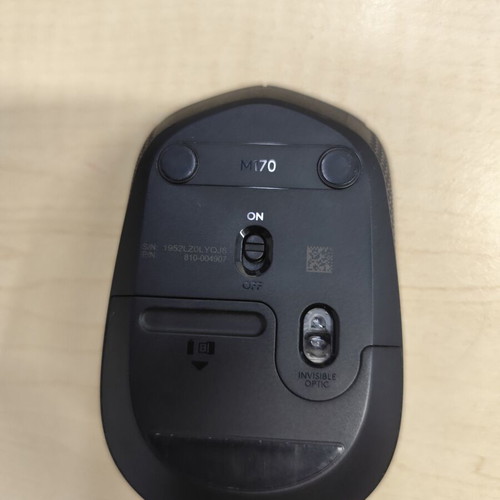 Logitech M170 wireless mouse used, black
