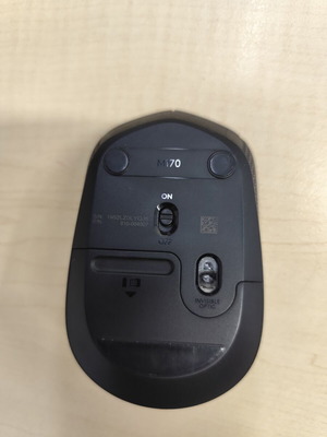 Logitech M170 wireless mouse used, black