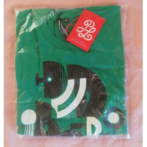 Pimpalicious Living Unisex T-shirt Medium New Green and Black