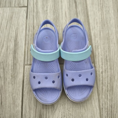 Crocs sandals, pink and purple, size 31