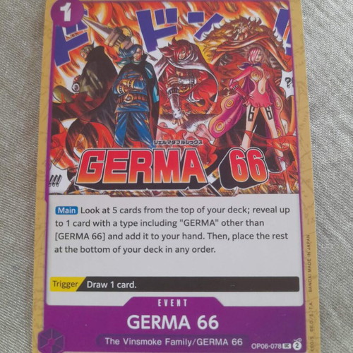 One Piece card game GERMA 66 OP06-078 Uncommon