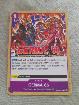 One Piece card game GERMA 66 OP06-078 Uncommon
