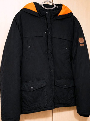 Devergo winter jacket XXL black with hood like new