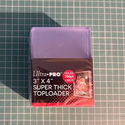Ultra Pro 3" x 4" Super Thick Toploaders sealed, premium card protection