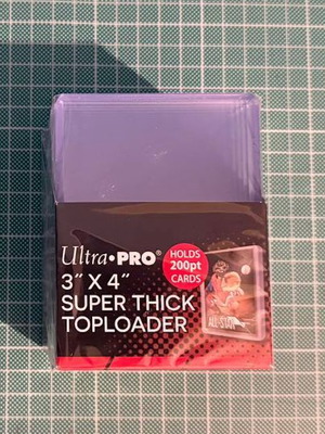 Ultra Pro 3" x 4" Super Thick Toploaders sealed, premium card protection