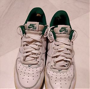 Nike Air Force 1 green and white
