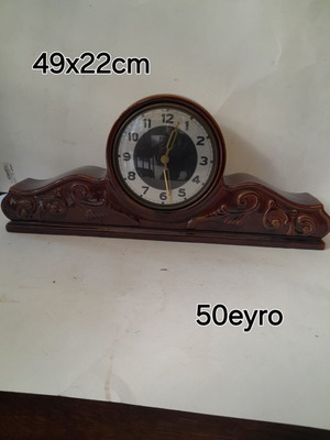 Επικαθούμενο βιντάτζ ρολόι κουρδιστό σαν καινούργιο, ρωσική κατασκευή