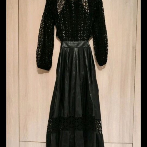 Lace dress new, black, size large
