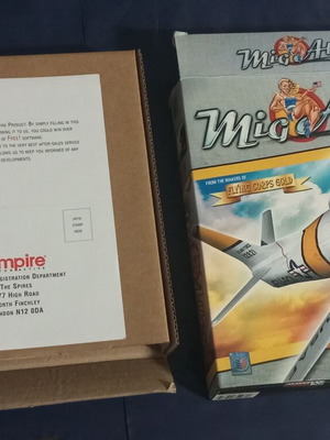 Mig Alley Big Box used, box only for PC