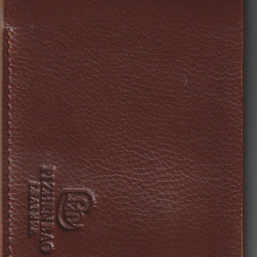 Wallet brown color men's A To Z Greek new 20x10