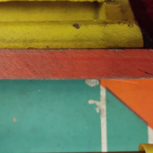Foosball table used in moderate condition