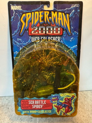 Marvel Toy Biz Sea Battle Spidey Spider-Man Web Splasher new (1997)