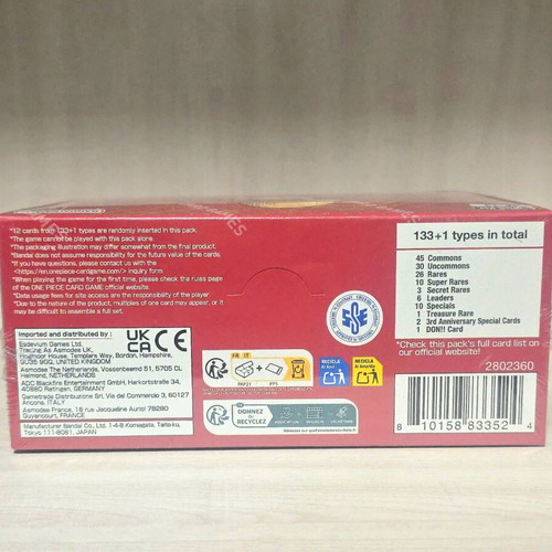 One Piece OP-13 Booster Box new, -  450,00 - Vendora.cy