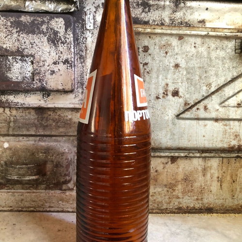 FANTA soda bottle one liter like new from 1974 with ASTIR cap