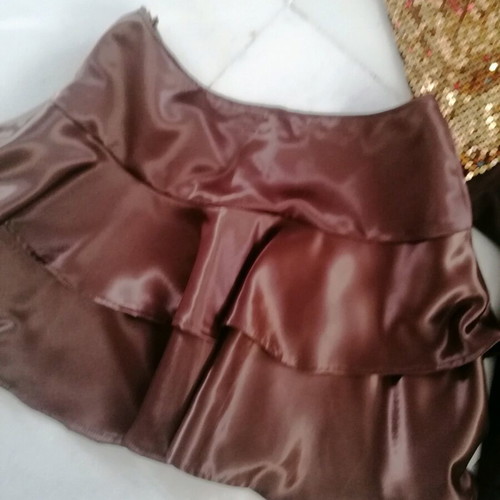 Set skirt, shorts and sequin top like new