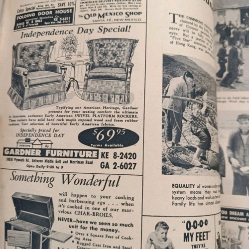 Περιοδικό Sunday pictorial μεταχειρισμένο, Ιούνιος 1962