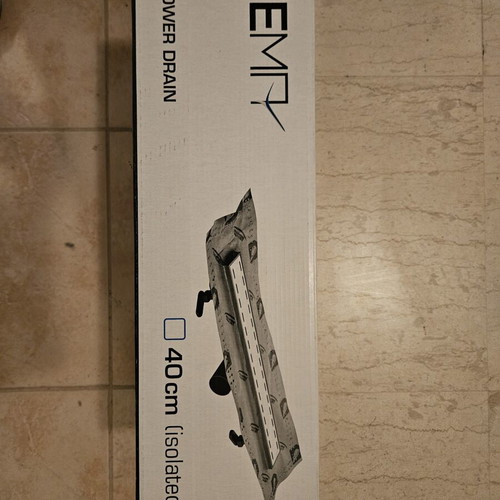 Linear shower drain 40 cm new