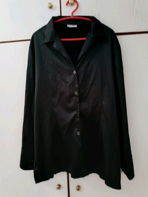 Πουκάμισο γυναικείο καινούργιο μαύρο, μέγεθος XL