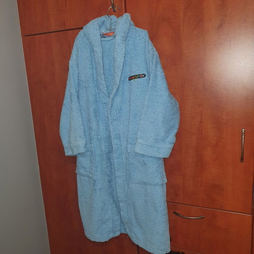 Nef Nef children's bathrobe used, blue, age 6-7