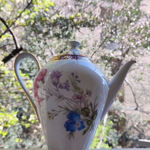 Serving set used, antique, 3 pieces