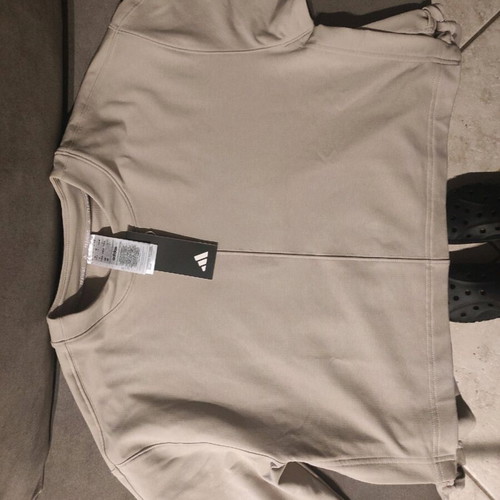 Adidas yoga cover up beige women's new