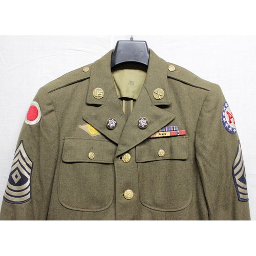 1942 American Military Khaki Artillery NCO Jacket like new