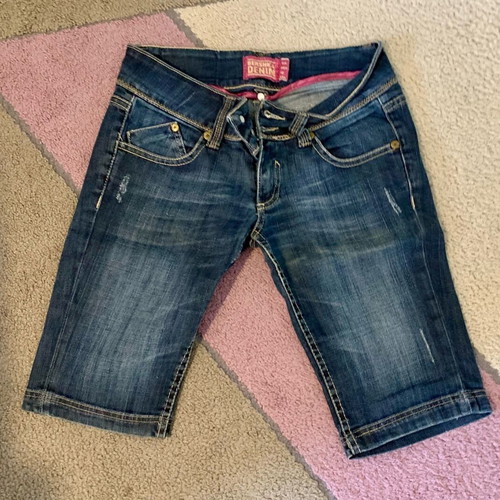 Jean bermuda Bershka like new, blue, straight fit