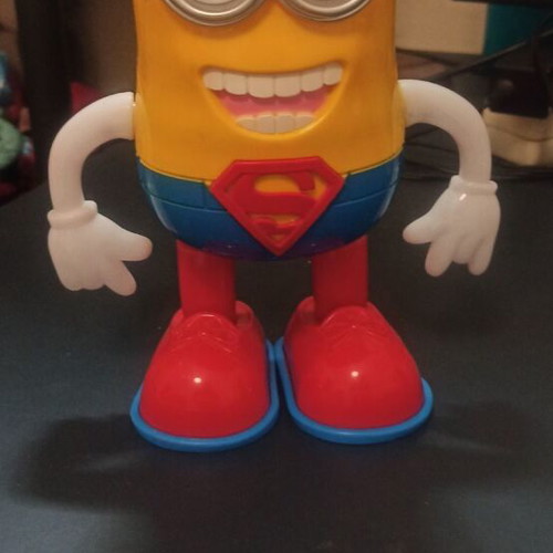Minion vintage figure with movement and lights used