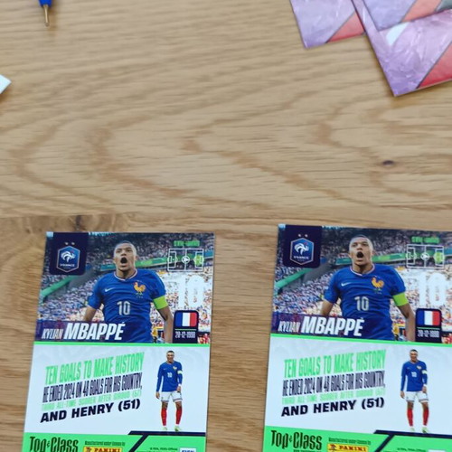Kylian Mbappe Panini Top Class new