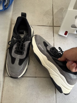Togoshi men's sneakers, black and grey, size 44