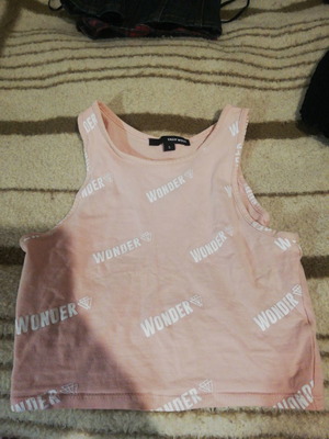 Pink top used with Wonder print by Taily Weijl, size S