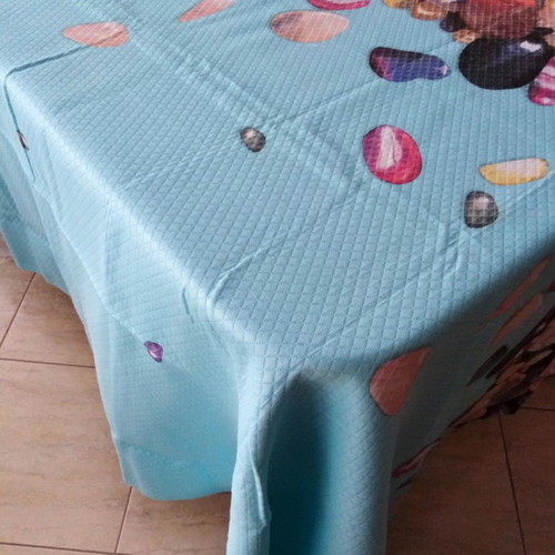 Italian summer blanket 2.50x2.60 decorated with pebbles