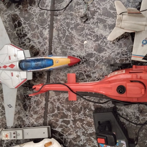 Vintage remote control toys collection used, 80s-90s lot