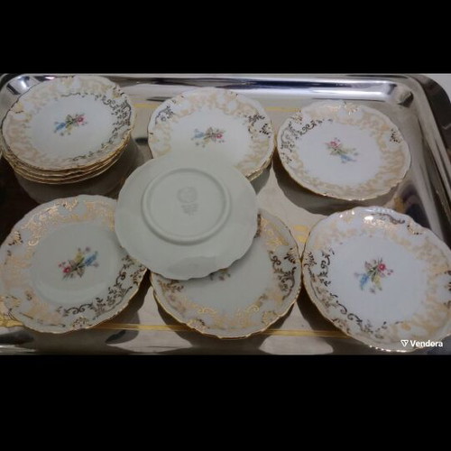 Winterling dessert plates like new, set of 11 porcelain pieces