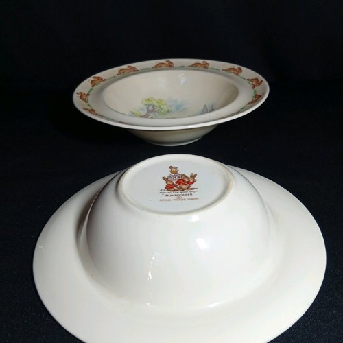 Royal Doulton Bunnykins England deep children's plate set Bone China 1936