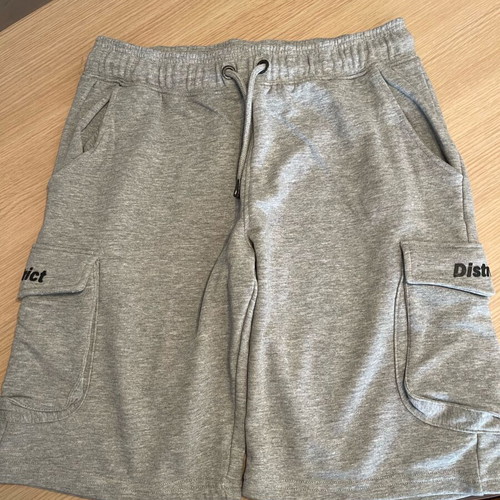 District75 shorts new, grey, size L with cargo pockets