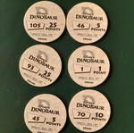 Ταπες dinosaur Disney μεταχειρισμένες, σετ 6 τεμαχίων