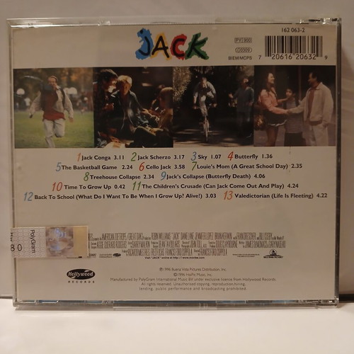 Jack soundtrack CD by Michael Kamen
