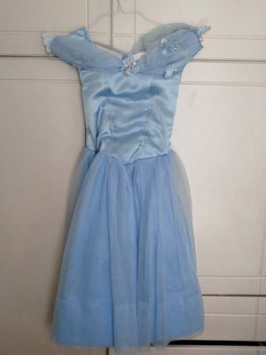 Cinderella carnival costume size 10 like new, blue