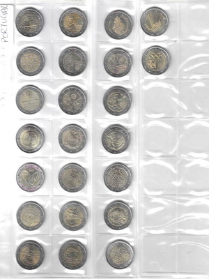 2ευρα αναμνηστικά Πορτογαλίας Tokyo Olympics 2021 σαν καινούργια