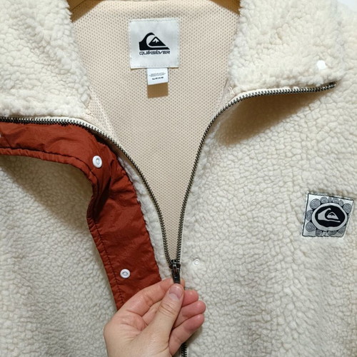 Quiksilver women's beige jacket small like new
