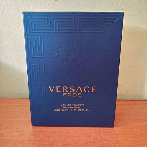 Versace Eros Eau de Toilette 200ml used, authentic with box